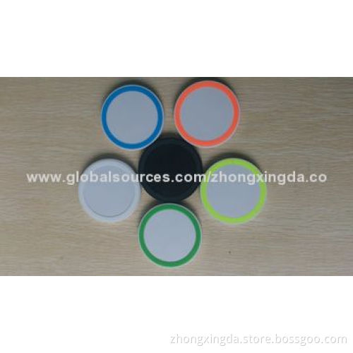 5V 1.5A Input Wireless Chargers, White, Black, Blue, Yellow Colors